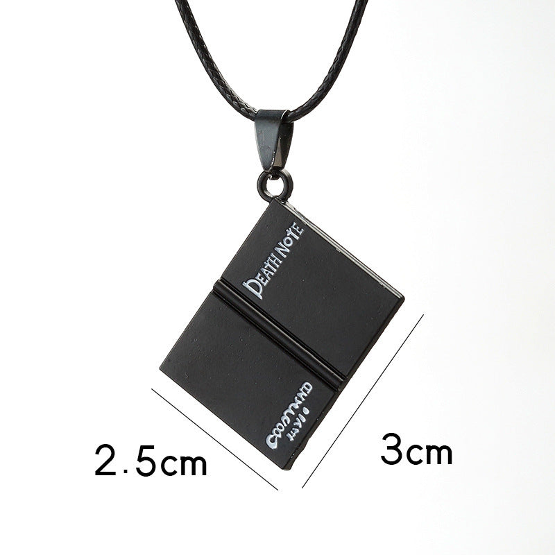 The Open Book Of The Shinigami Necklace - The Notebook Series