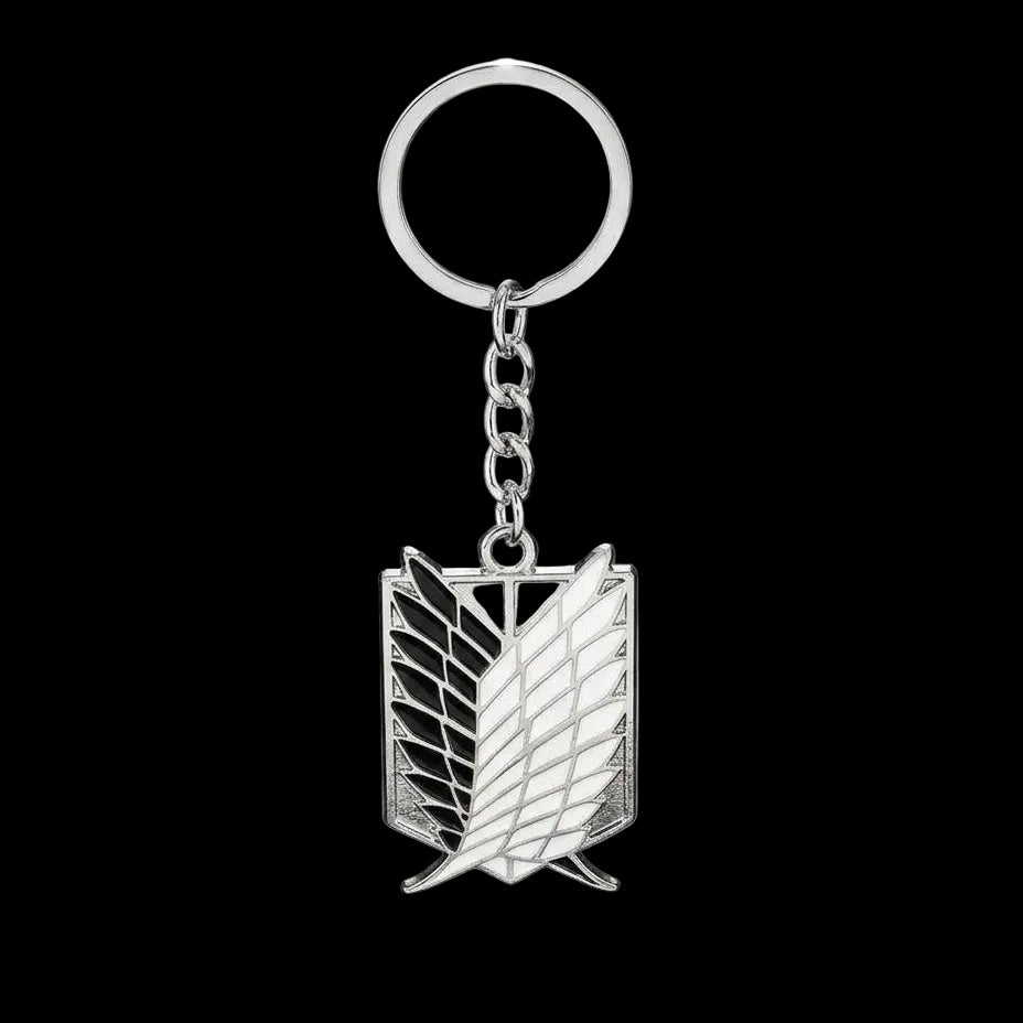 Wings of Freedom Keychain (Black & White) – The Titan Series