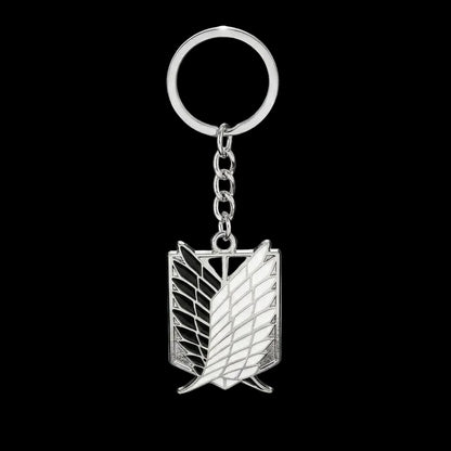 Wings of Freedom Keychain (Black & White) – The Titan Series