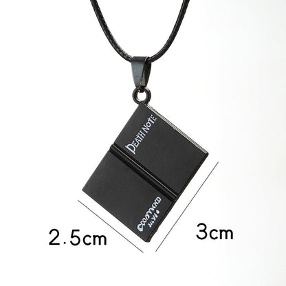 The Open Book Of The Shinigami Necklace - The Notebook Series