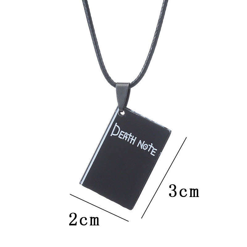 The Book Of The Shinigami Necklace - The Notebook Series
