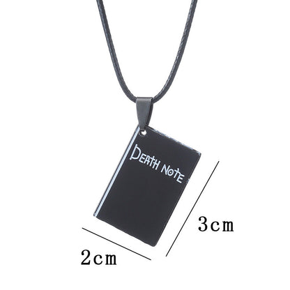 The Book Of The Shinigami Necklace - The Notebook Series