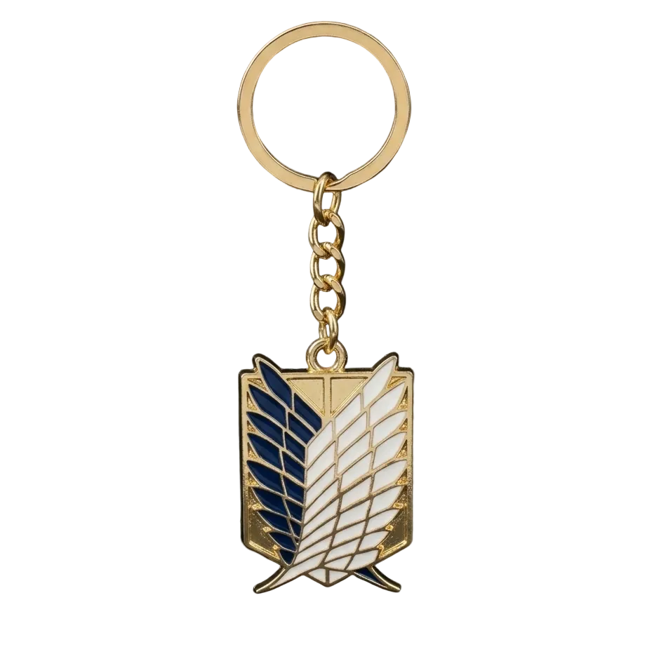 Wings of Freedom Keychain (Gold & Blue) – The Titan Series