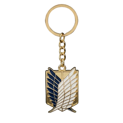Wings of Freedom Keychain (Gold & Blue) – The Titan Series
