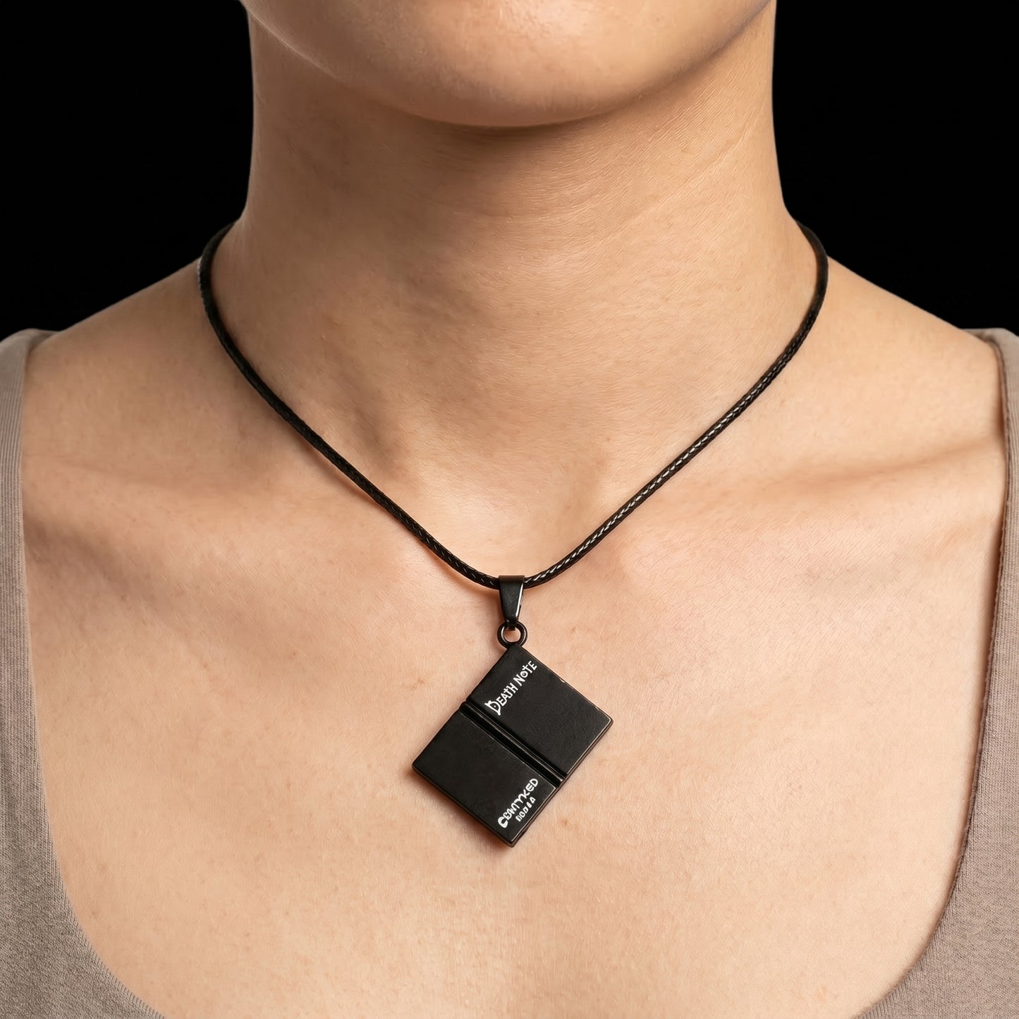 The Open Book Of The Shinigami Necklace - The Notebook Series