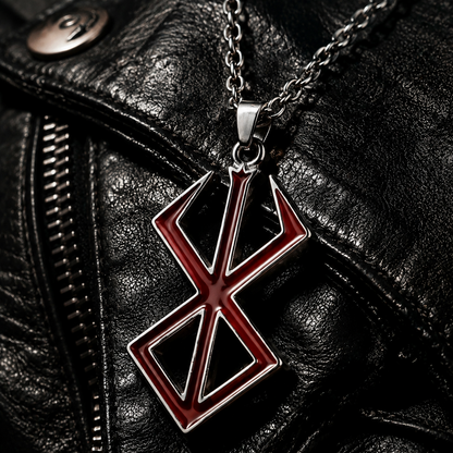 The Crimson Mark of Sacrifice Necklace – Black Swordsman Series