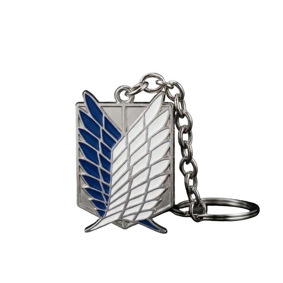 Wings of Freedom Keychain (Blue & White) – The Titan Series
