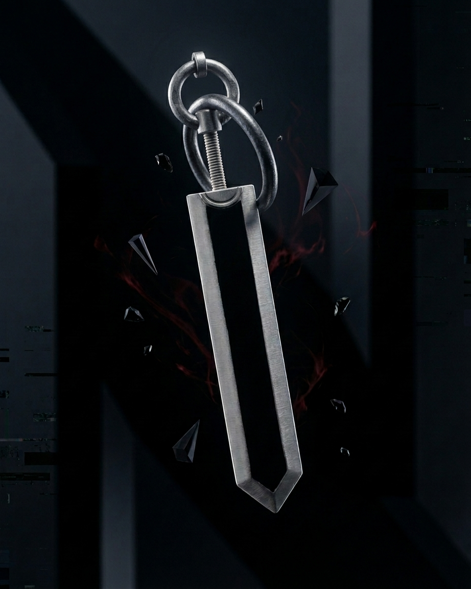 The Dragon Slayer Keychain – Black Swordsman Series