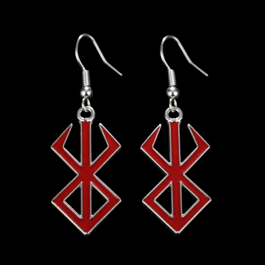 Eclipse Bloodline Earrings – Black Swordsman Series