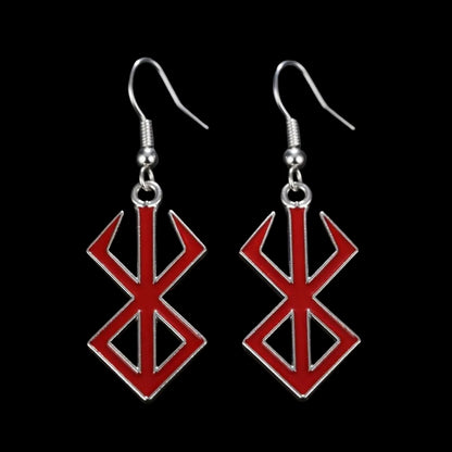 Eclipse Bloodline Earrings – Black Swordsman Series