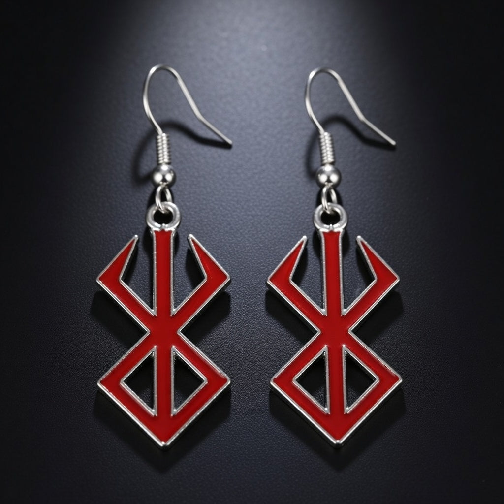 Eclipse Bloodline Earrings – Black Swordsman Series