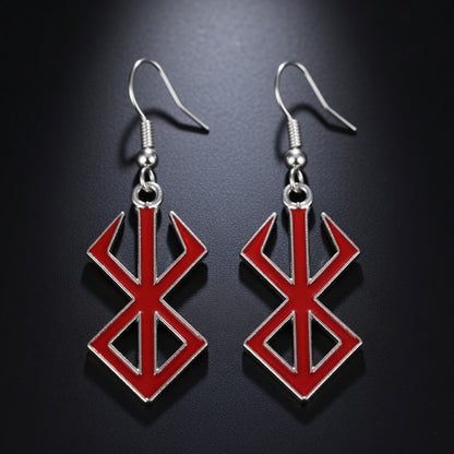 Eclipse Bloodline Earrings – Black Swordsman Series