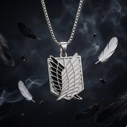 Wings of Freedom Necklace (Black & White) – The Titan Series