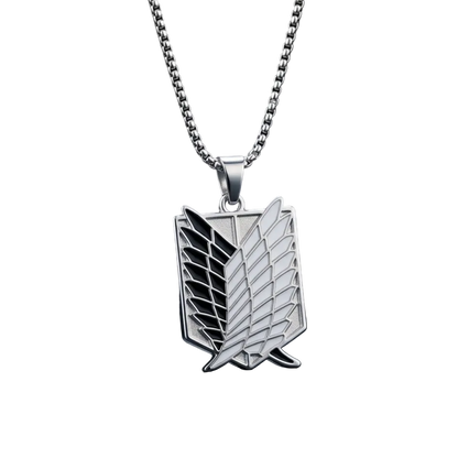 Wings of Freedom Necklace (Black & White) – The Titan Series