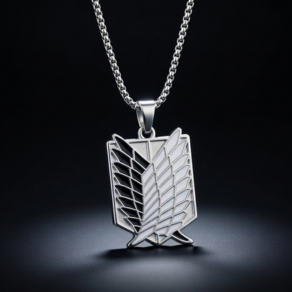 Wings of Freedom Necklace (Black & White) – The Titan Series