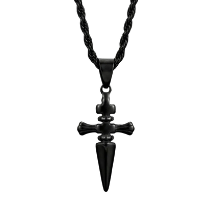 Oath Cross Necklace (Black) – The Hunter Series