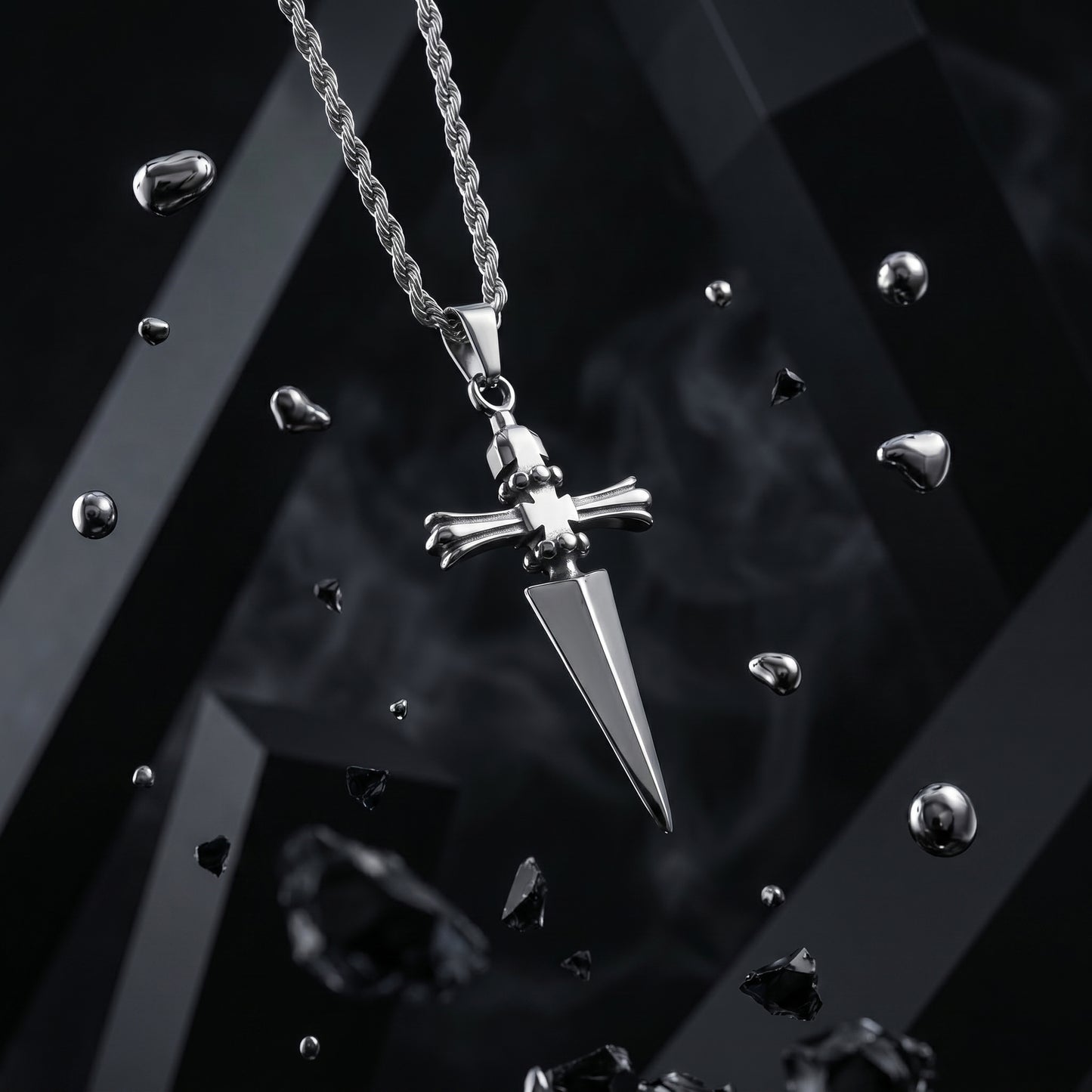 Oath Cross Necklace (Silver) – The Hunter Series