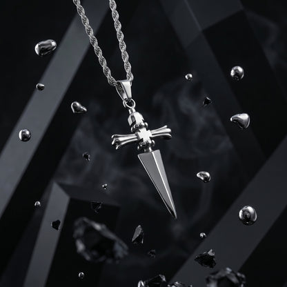 Oath Cross Necklace (Silver) – The Hunter Series