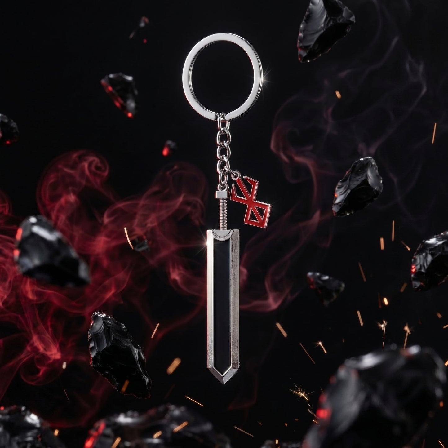 The Red Swordsman’s Vow Keychain – Black Swordsman Series