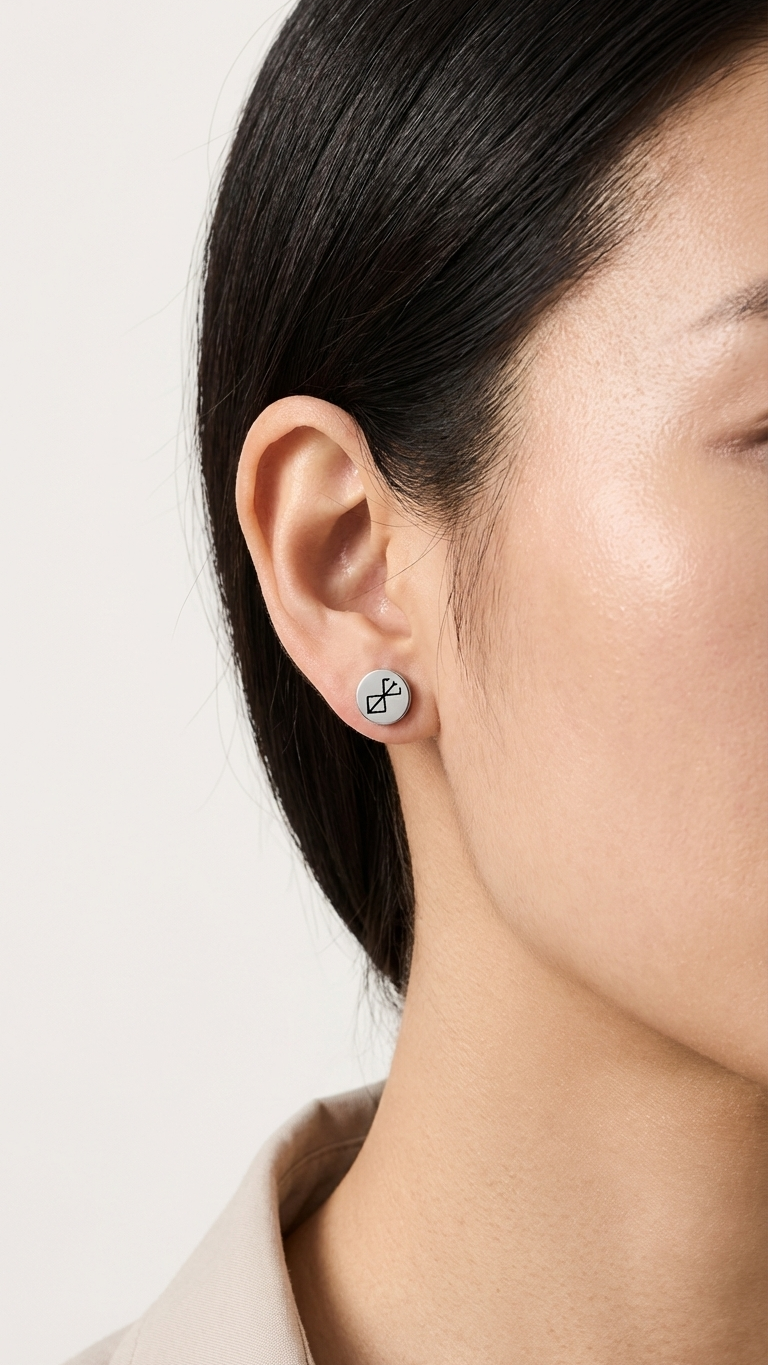 Struggler’s Mark Earrings – Black Swordsman Series