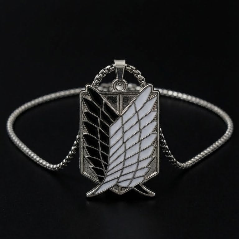 Wings of Freedom Necklace (Black & White) – The Titan Series