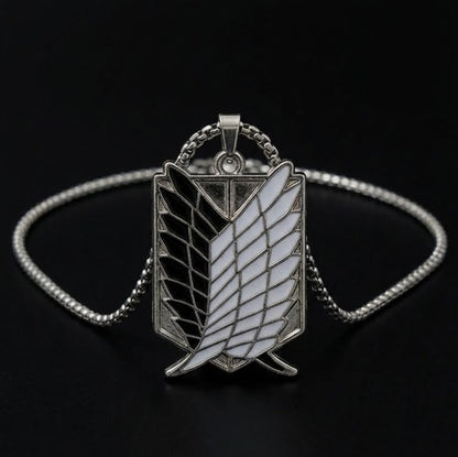 Wings of Freedom Necklace (Black & White) – The Titan Series