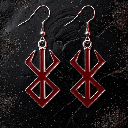 Eclipse Bloodline Earrings – Black Swordsman Series
