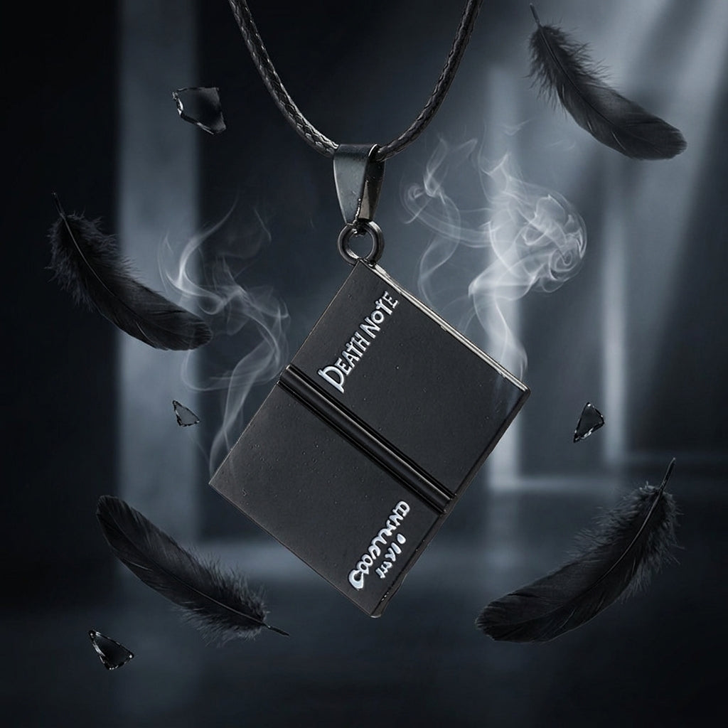 The Open Book Of The Shinigami Necklace - The Notebook Series
