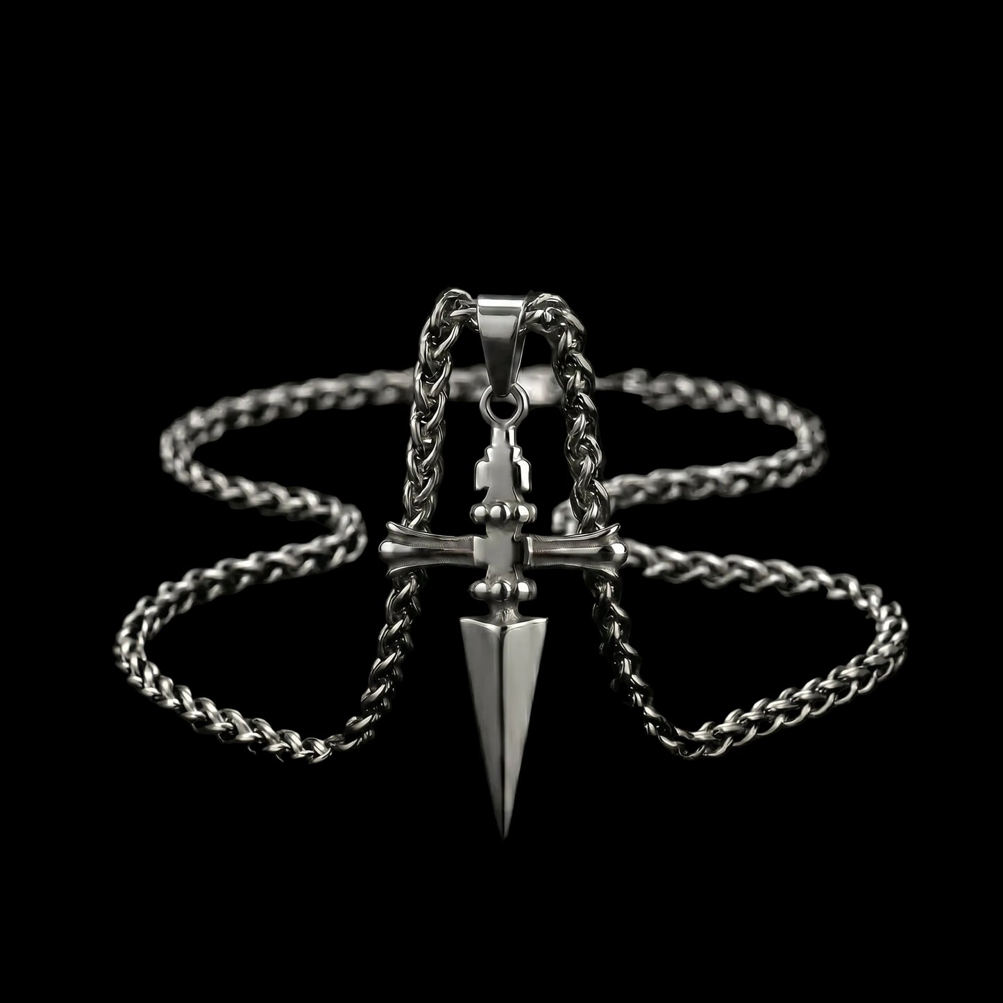 Oath Cross Necklace (Silver) – The Hunter Series